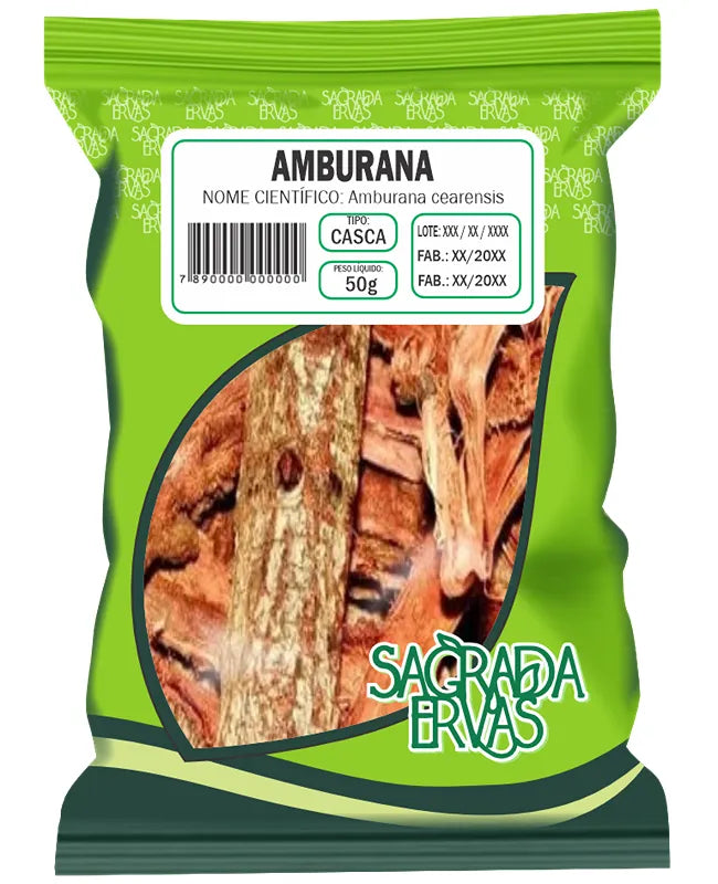 Amburana Casca 50g – Conforto Respiratório e Aroma Único (Imburana)