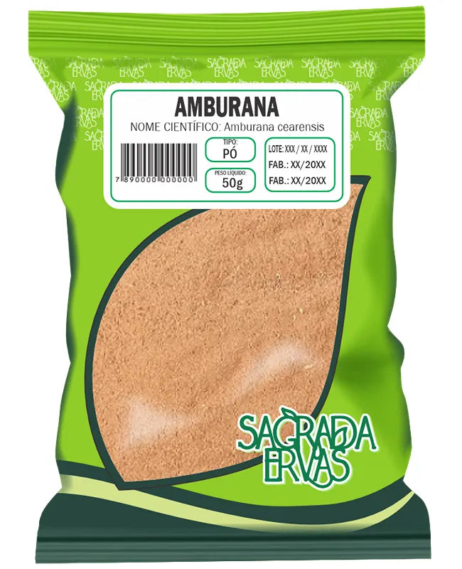 Amburana em Pó 50g – Alívio Respiratório e Aroma Nobre (Imburana)
