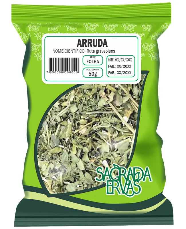 Arruda Folha 50g – Limpeza Energética, Proteção e Banho de Ervas (Sagrada Ervas)