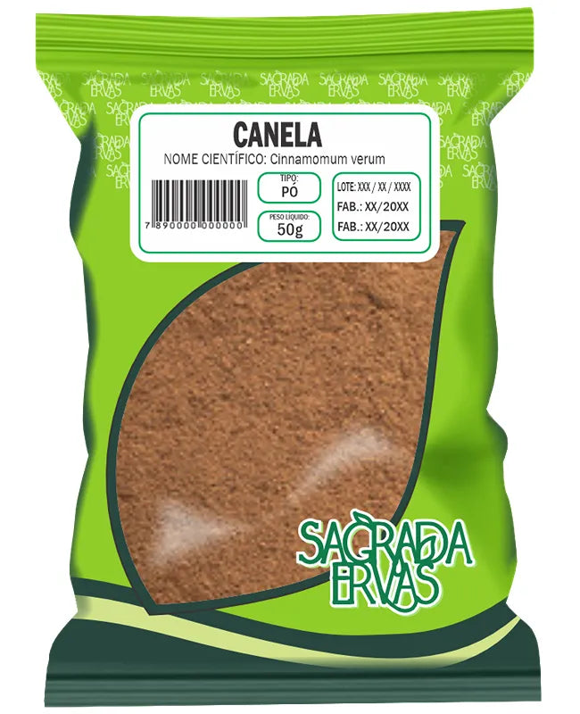 Canela em Pó Pura 50g – Metabolismo Acelerado e Sabor Sem Culpa (Sagrada Ervas)