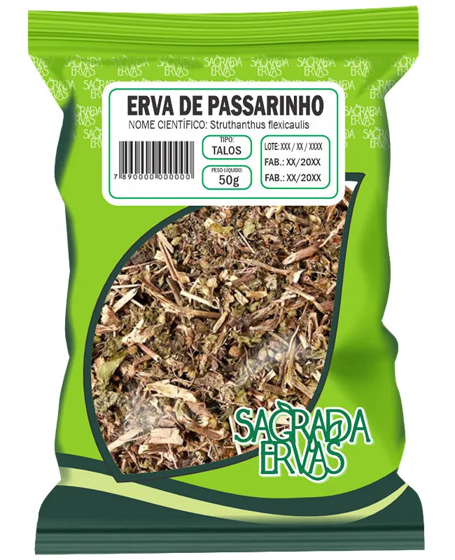 Chá de Erva de Passarinho (Talos) 50g – Pneumonia, Bronquite e Hemorragias (Sagrada Ervas)