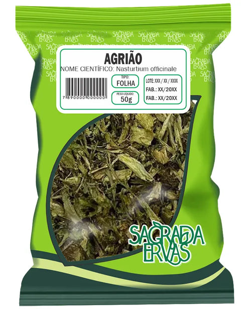 Chá de Agrião 50g – Suporte Respiratório e Imunidade