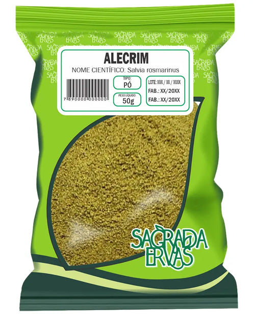 Alecrim em Pó 50g – Foco, Memória e Praticidade na Cozinha