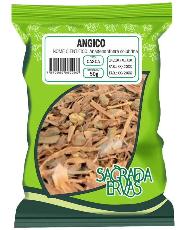 Angico Casca 50g – O Rei do Xarope e da Saúde Respiratória (Sagrada Ervas)