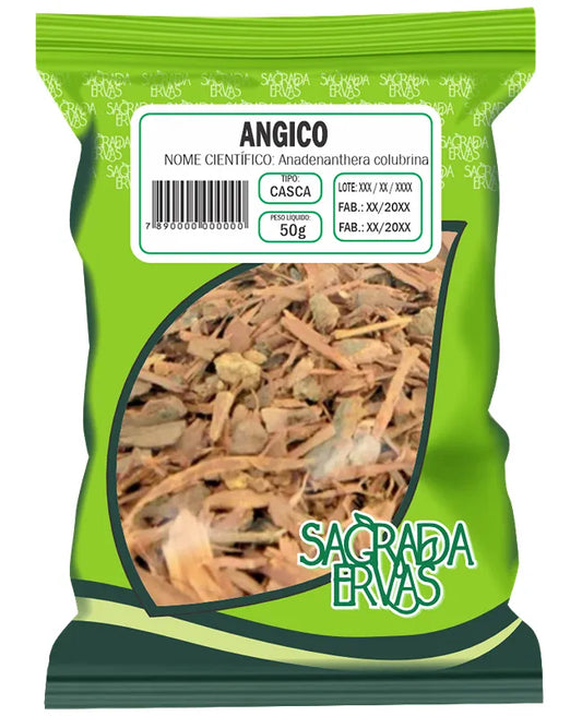 Angico Casca 50g – O Rei do Xarope e da Saúde Respiratória (Sagrada Ervas)