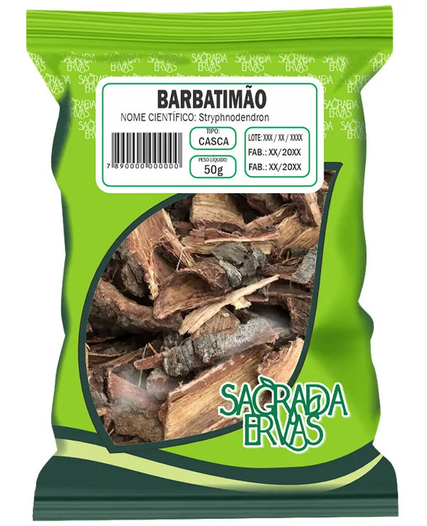 Barbatimão Casca 50g – Saúde Íntima, Cicatrização e Banho de Assento (Sagrada Ervas)