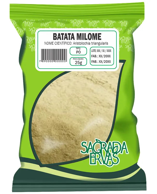 Batata de Milome em Pó (Jarrinha) 25g – Praticidade para Garrafadas e Tônico Forte (Sagrada Ervas)