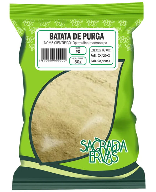 Batata de Purga em Pó (Jalapa) 50g – Laxante Natural e Depurativo Forte (Sagrada Ervas)