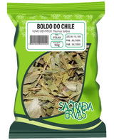 Boldo do Chile Folha 50g – O Guardião do Fígado e Digestão (Sagrada Ervas)