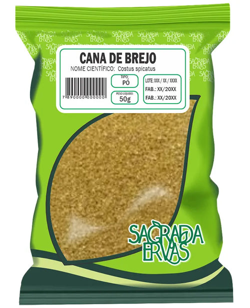 Cana do Brejo em Pó 50g – Alívio Rápido para Rins e Próstata (Sagrada Ervas)