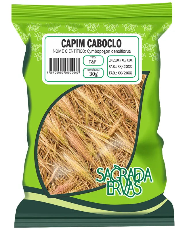 Capim Caboclo (Capim Nagô) 30g – Calmante Profundo e Limpeza Energética (Sagrada Ervas)
