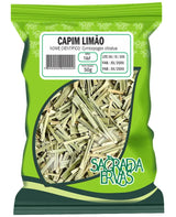 Chá de Capim Limão 50g – O Cítrico Refrescante e Digestivo (Sagrada Ervas)