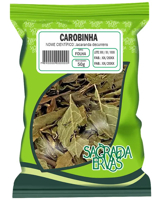 Carobinha Raiz 50g – O Grande Depurativo do Sangue e Saúde da Mulher (Sagrada Ervas)