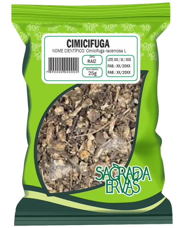 Chá de Cimicífuga Raiz 25g – Alívio dos Calorões e Menopausa (Sagrada Ervas)
