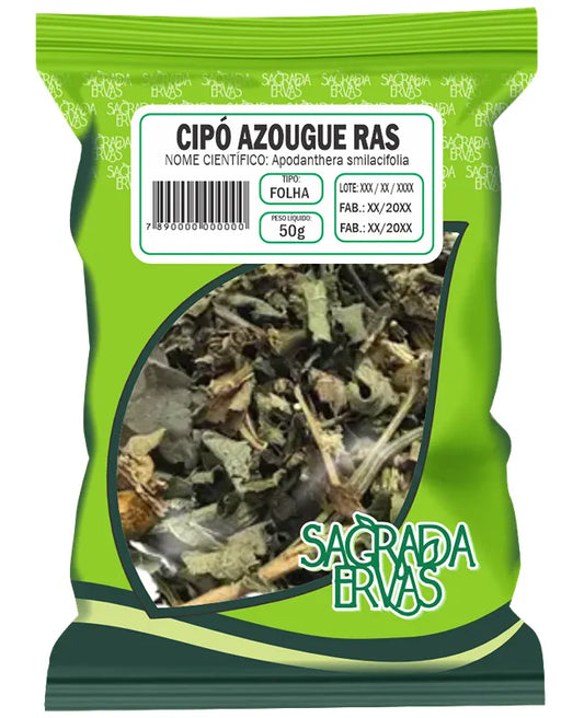Chá de Cipó Azougue (Rasurado) 50g – O Depurativo Forte para Sangue e Pele (Sagrada Ervas)
