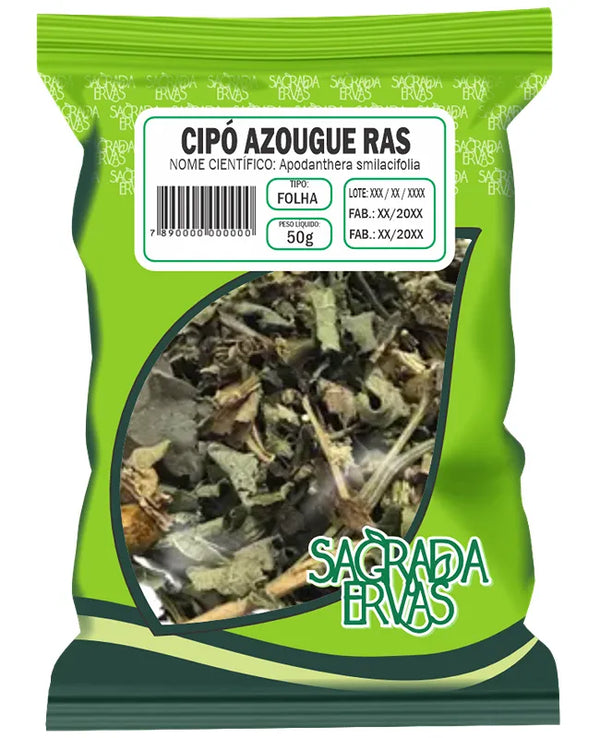 Chá de Cipó Azougue (Rasurado) 50g – O Depurativo Forte para Sangue e Pele (Sagrada Ervas)