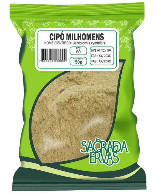 Cipó Mil Homens em Pó 50g – O Antídoto Natural para Males Fortes (Sagrada Ervas)