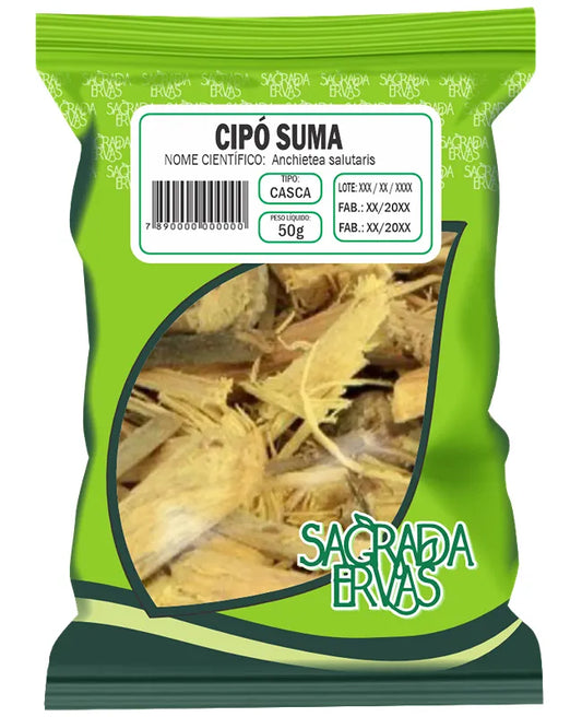 Chá de Cipó Suma 50g – O Depurativo da Pele, Psoríase e Alergias (Sagrada Ervas)