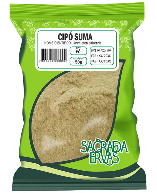 Cipó Suma em Pó 50g – O "Mercúrio Vegetal" para Psoríase e Pele (Sagrada Ervas)