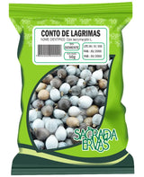 Contas de Lágrimas (Sementes) 50g – Lágrima de Nossa Senhora: Dores, Inchaço e Proteção (Sagrada Ervas)