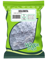 Dolomita em Pó 200g – A "Máscara de Porcelana" Clareadora e Cálcio Natural (Sagrada Ervas)