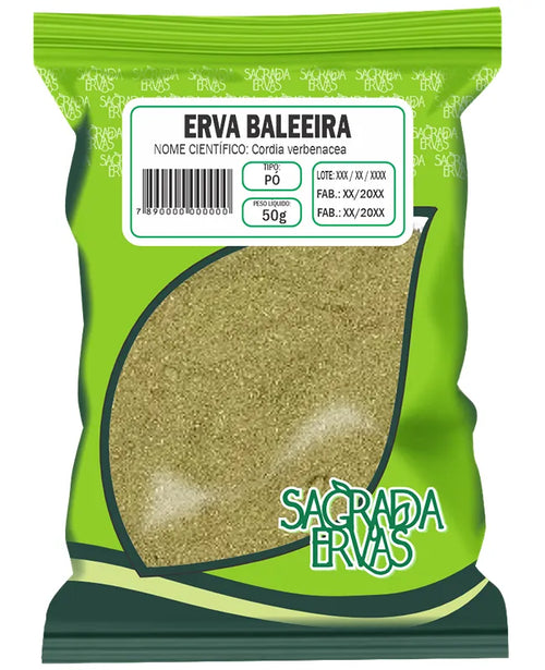 Erva Baleeira em Pó 50g – O "Diclofenaco Natural" para Dores Articulares e Musculares (Sagrada Ervas)
