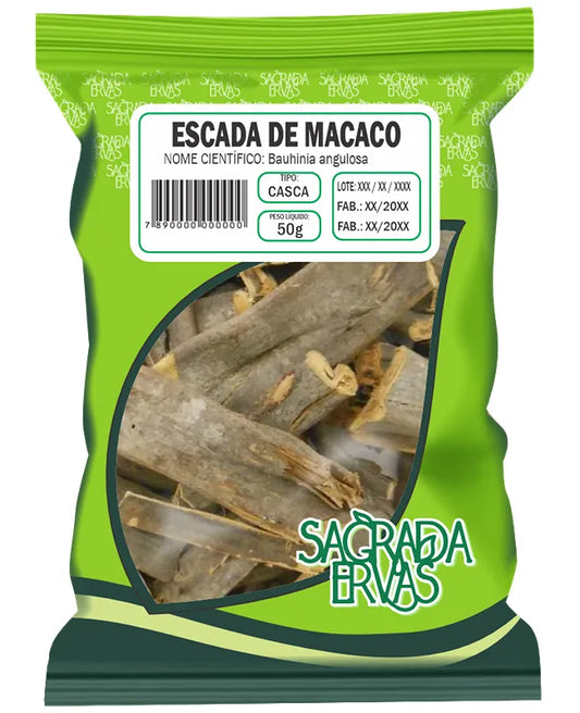 Chá de Escada de Macaco (Cipó) 50g – Dor nas Costas, Rins e Afrodisíaco (Sagrada Ervas)