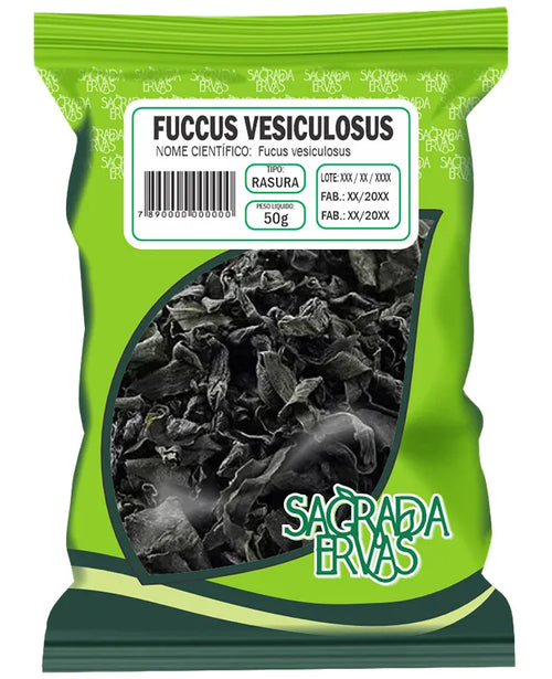 Chá de Fucus (Alga) Rasura 50g – Acelera Metabolismo, Tireoide e Emagrecimento (Sagrada Ervas)