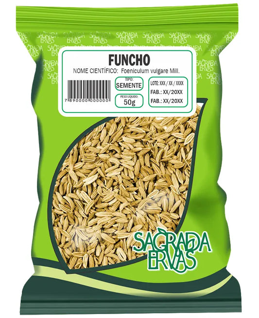 Chá de Funcho (Sementes) 50g – Gases, Inchaço e Digestão (Sagrada Ervas)