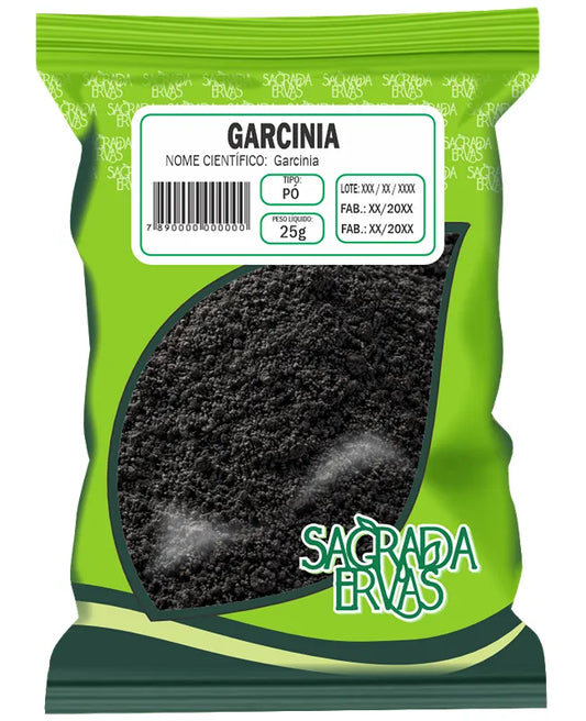 Garcínia Cambogia em Pó 25g – Inibidor de Apetite por Doces e Bloqueador de Gordura (Sagrada Ervas)