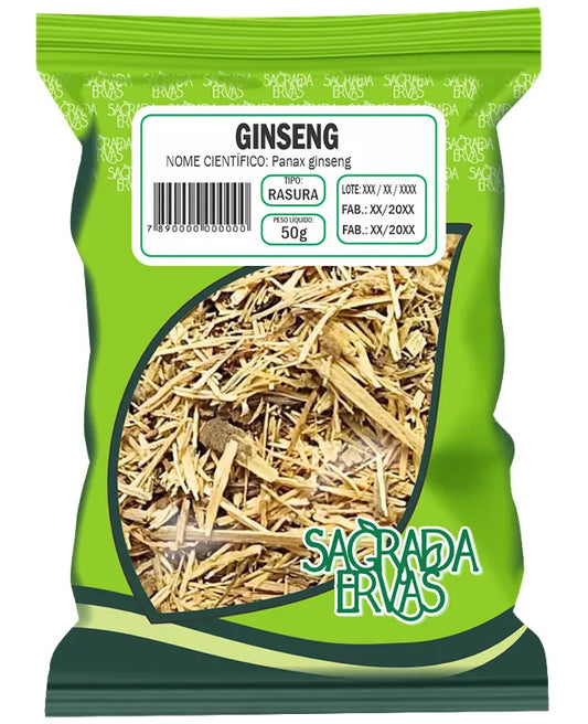 Ginseng Brasileiro (Pfaffia) Rasura 50g – Energia, Libido e Memória (Sagrada Ervas)