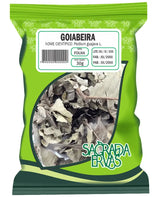 Chá de Goiabeira (Folhas) 30g – Diarreia, Dor de Garganta e Banho de Assento (Sagrada Ervas)