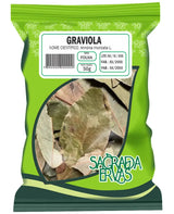 Chá de Graviola (Folhas) 50g – Imunidade, Células Saudáveis e Diabetes (Sagrada Ervas)