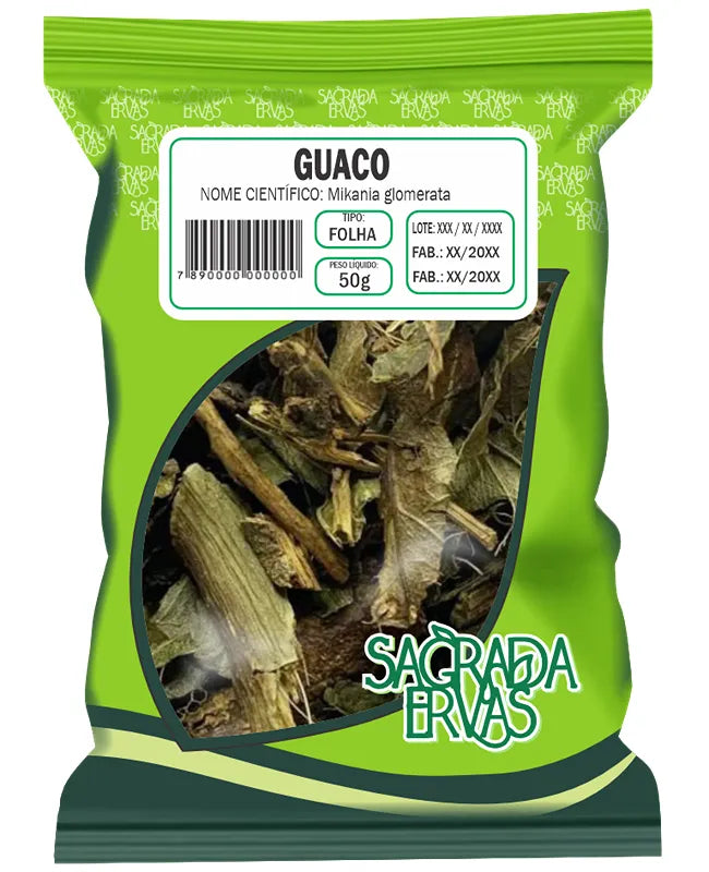 Guaco (Folhas) 50g – Xarope para Tosse, Bronquite e Gripe (Sagrada Ervas)