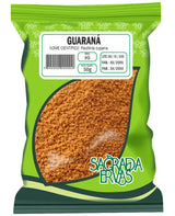 Guaraná em Pó 50g – Energia, Foco Mental e Pré-Treino Natural (Sagrada Ervas)