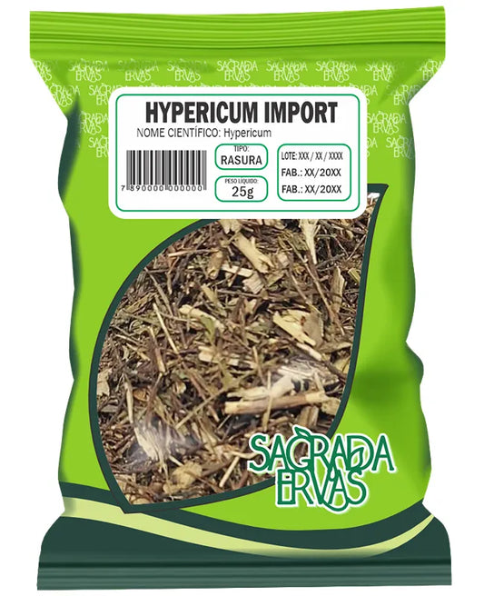 Hipérico (Erva de São João) Rasura 25g – Antidepressivo Natural, Ansiedade e Humor (Sagrada Ervas)
