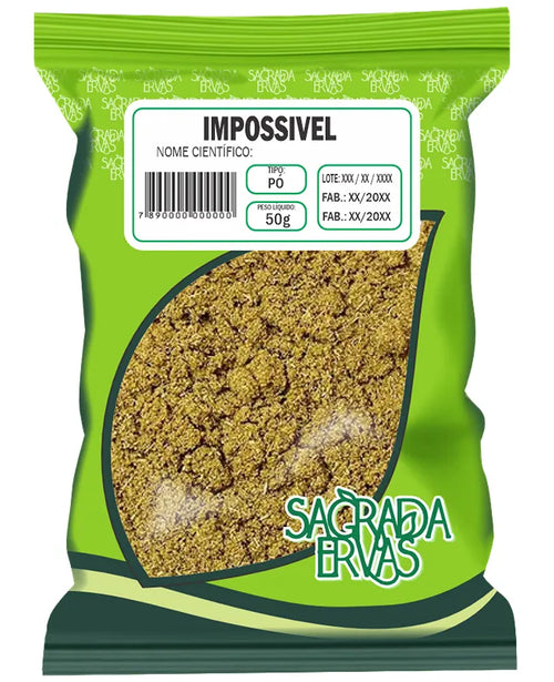 Pó do Impossível 50g – Para Causas Difíceis, Pedidos Urgentes e Fé (Sagrada Ervas)