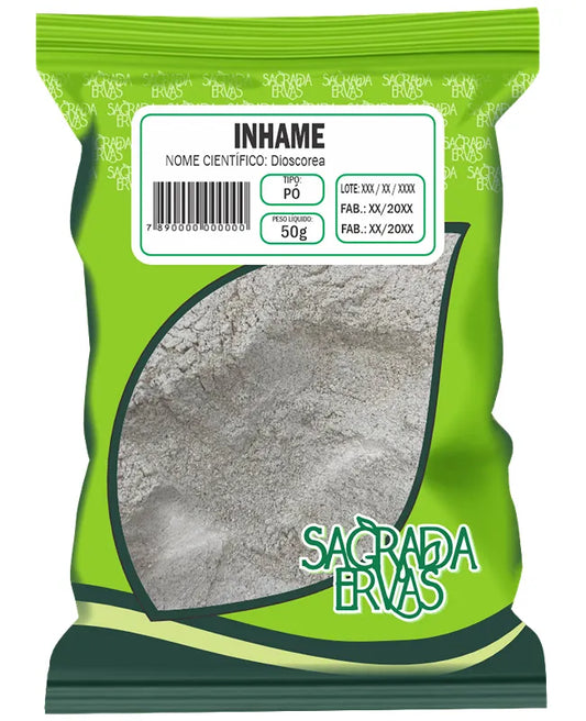 Inhame em Pó 50g – Depurativo de Sangue, Imunidade e Pele Limpa (Sagrada Ervas)