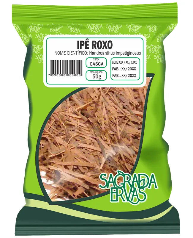 Chá de Ipê Roxo (Casca) 50g – Imunidade, Candidíase e Proteção Celular (Sagrada Ervas)