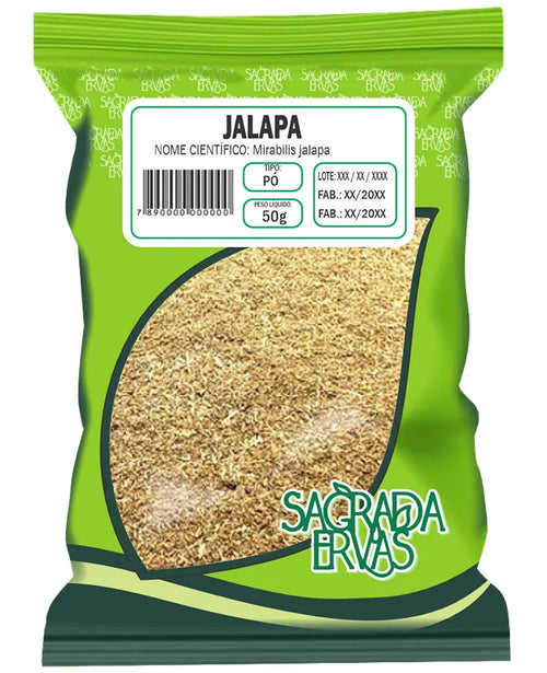 Jalapa em Pó (Batata de Purga) 50g – Laxante Forte, Depurativo de Pele e Vermífugo (Sagrada Ervas)