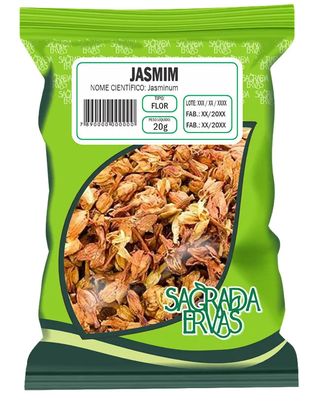 Chá de Jasmim (Flor) 20g – Calmante, Ansiedade e Sono (Sagrada Ervas)