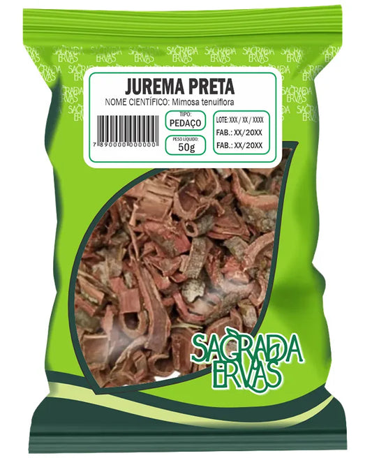 Jurema Preta (Casca) 50g – Uso Ritualístico, Banhos de Força e Cicatrizante (Sagrada Ervas)