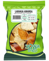 Laranja Amarga Casca 50g – Queima de Gordura, Acelerador de Metabolismo e Digestão (Sagrada Ervas)