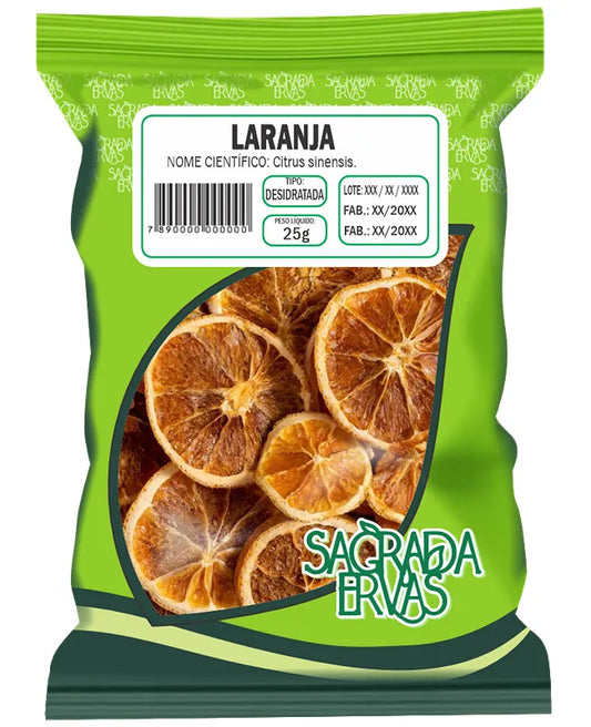 Laranja Desidratada 25g – Para Drinks (Gin), Chás Gourmet e Aromatização (Sagrada Ervas)