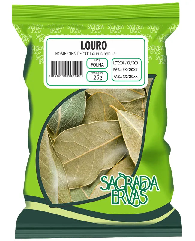 Louro Folhas 25g – Digestão, Tempero para Feijão e Prosperidade (Sagrada Ervas)