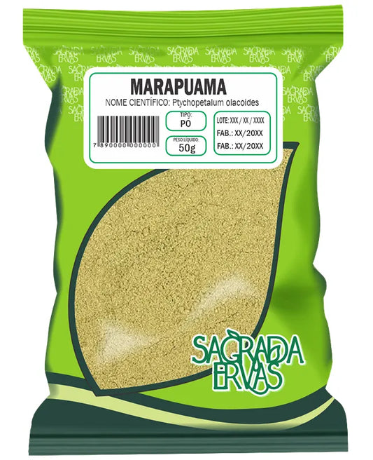 Marapuama em Pó 50g – Pré-Treino Natural, Libido, Energia e Foco (Sagrada Ervas)
