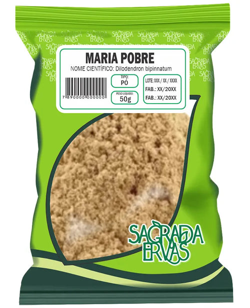 Maria Pobre em Pó 50g – Cataplasma para Dores, Cicatrização Rápida e Reumatismo (Sagrada Ervas)