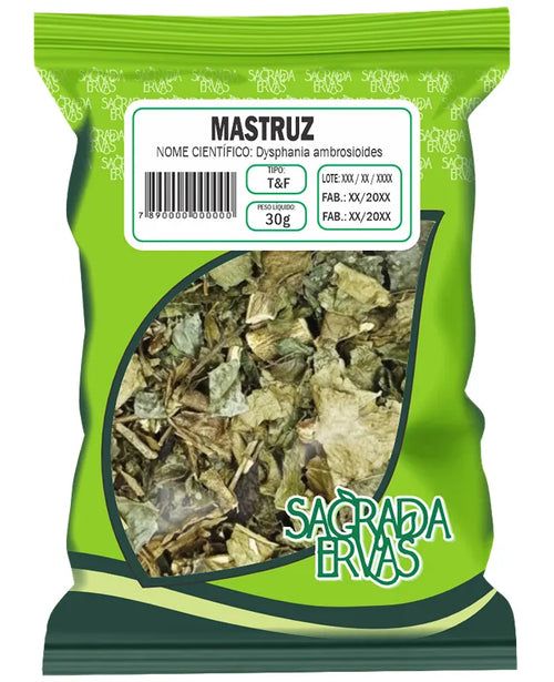 Mastruz (Erva-de-Santa-Maria) 30g – Vermífugo, Bronquite, Tosse Forte e Pancadas (Sagrada Ervas)