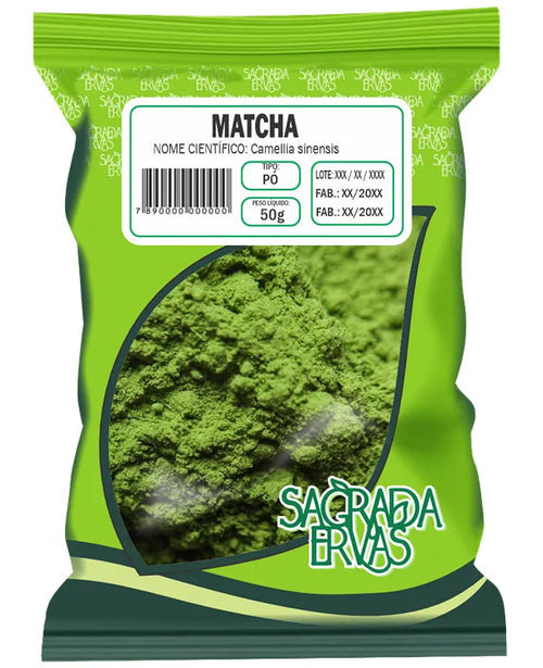 Matcha em Pó Puro 50g – Energia Zen, Emagrecimento, Foco e Antioxidante (Sagrada Ervas)