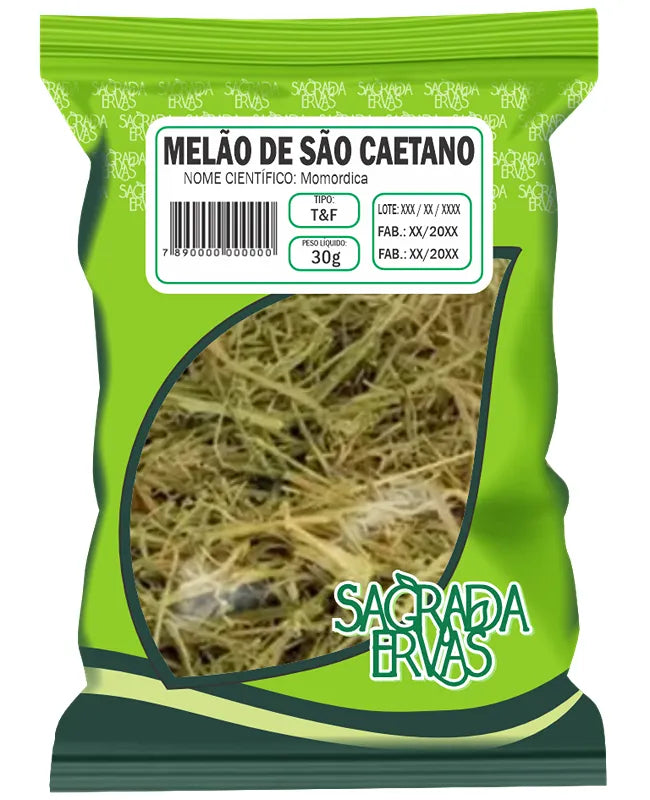 Chá de Melão de São Caetano 30g – Insulina Vegetal, Diabetes, Sarna e Coceiras (Sagrada Ervas)